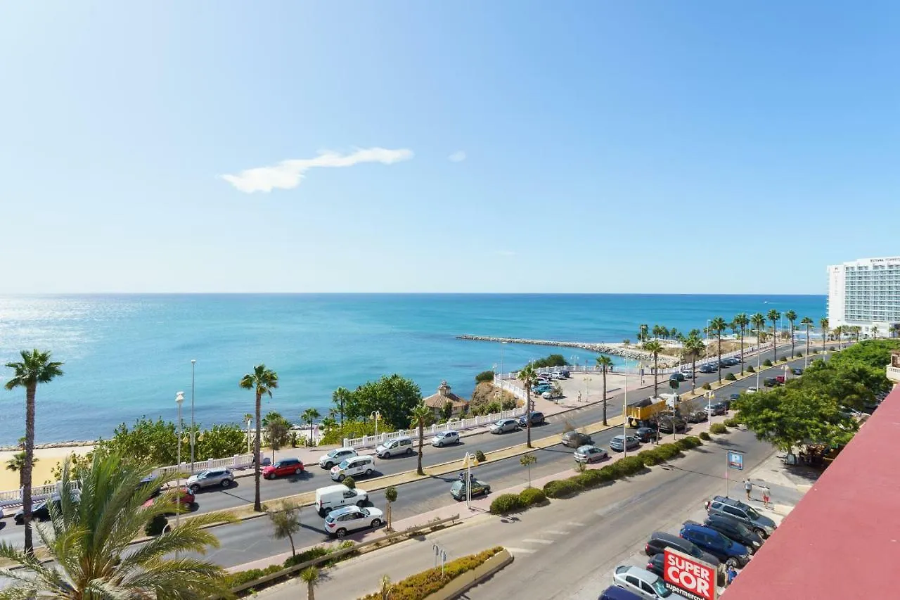 Spacious Beachfront Flat With Sea Views And Private Indoor Parking Benalmadena