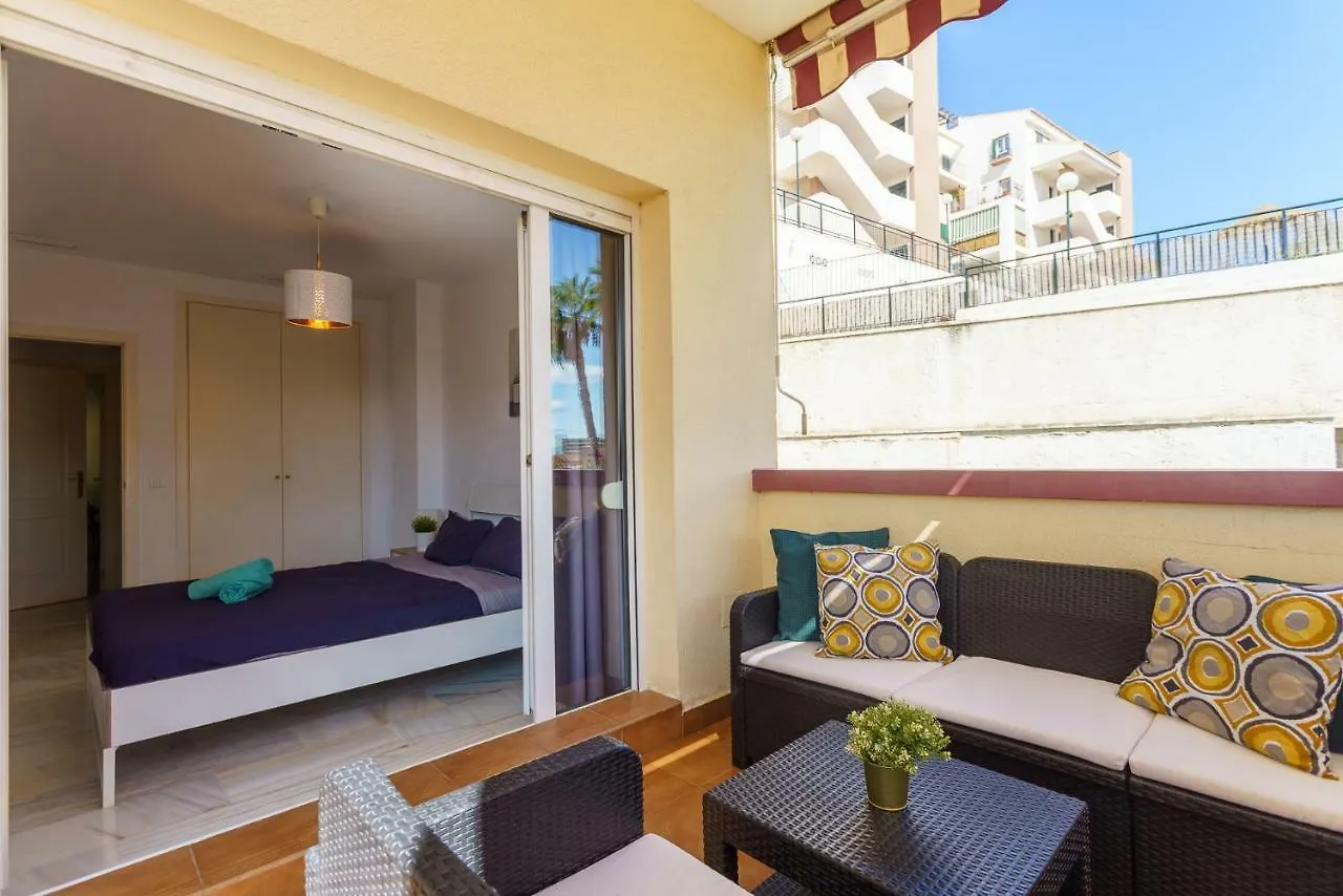 Spacious Beachfront Flat With Sea Views And Private Indoor Parking Benalmadena 0*,  Spain