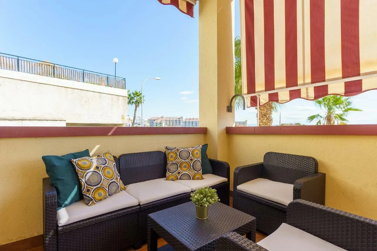 Spacious Beachfront Flat With Sea Views And Private Indoor Parking Benalmadena 0*,  Spain